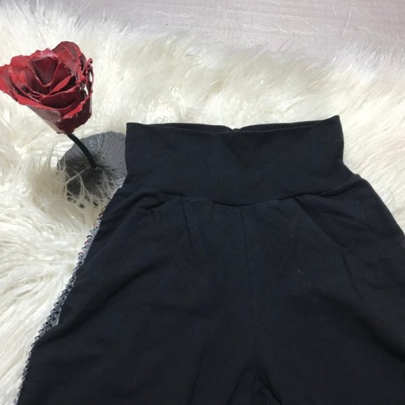 Body Wrappers dance pants sequins sides stretch Made in USA Medium - Picture 3 of 7